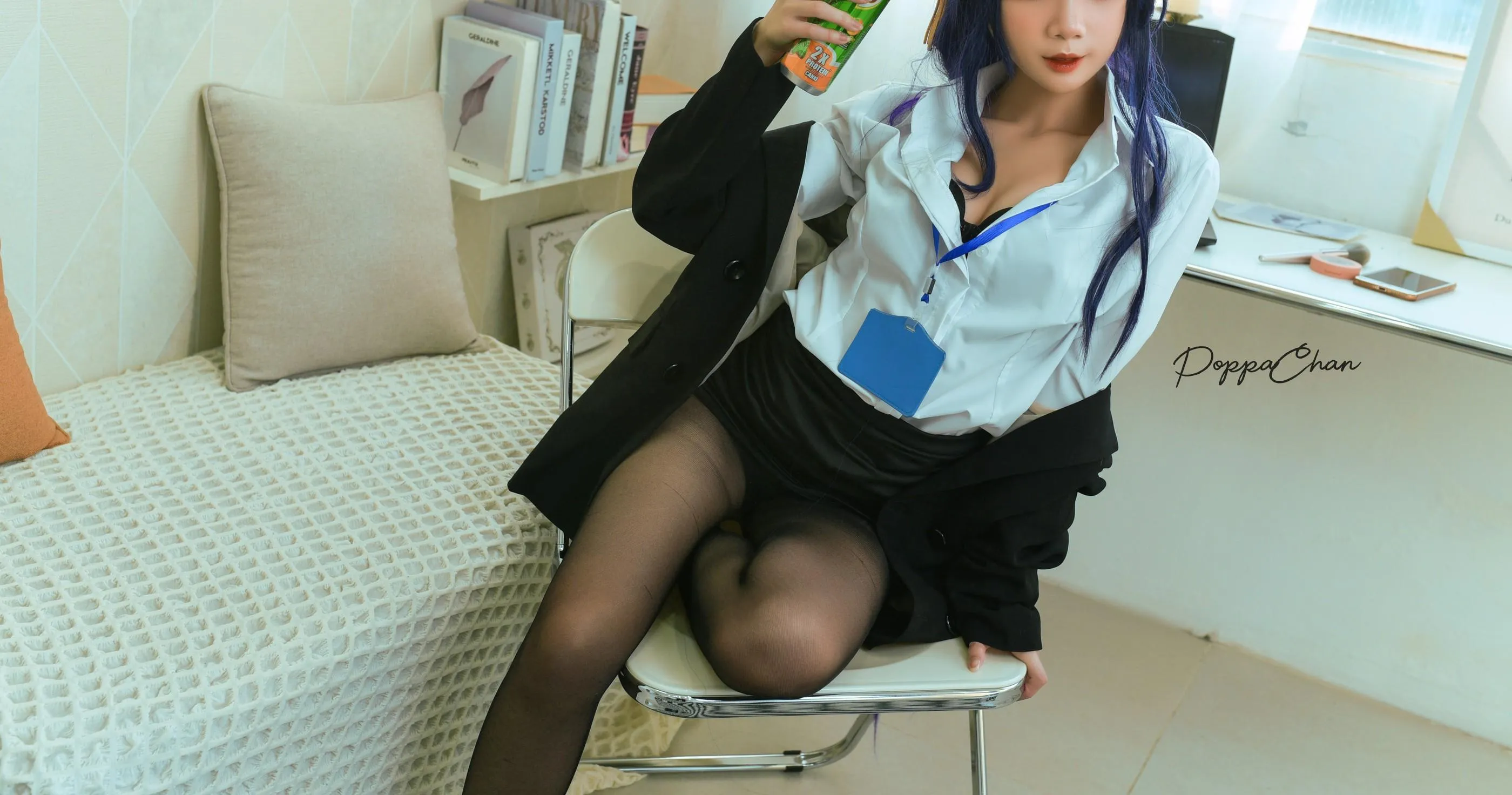 PoppaChan – NO.021 Raiden Shogun Officer [25P]插图